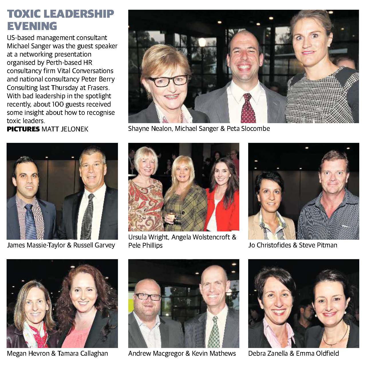 Toxic Leadership Evening