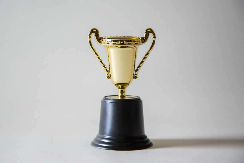 Gold trophy indicates the personality profile of Overachievers